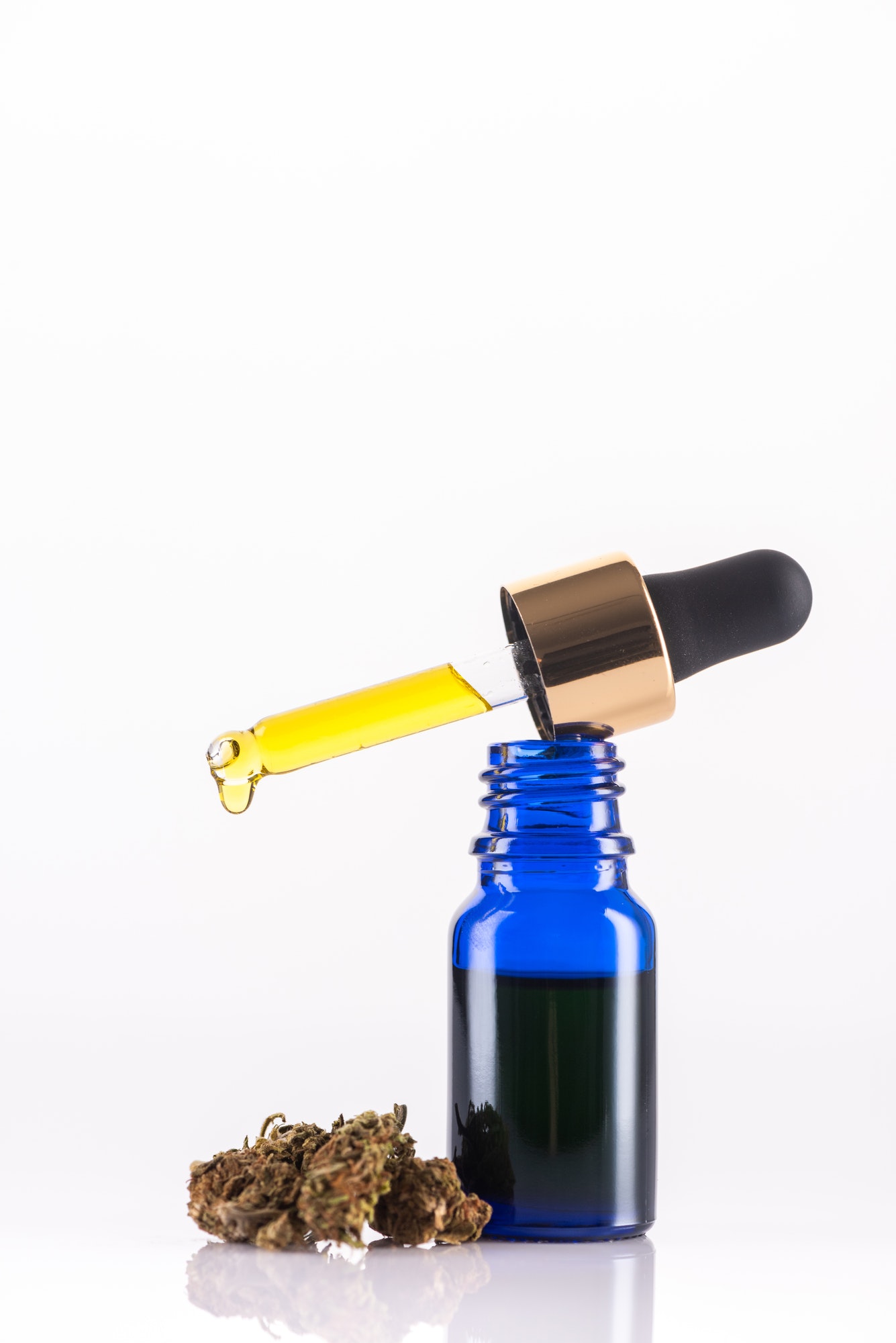CBD Cannabidiol Oil. Cannabis MArijuana Extract for Medical Use